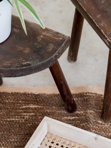 Regis, la paire de tabourets en bois N°469