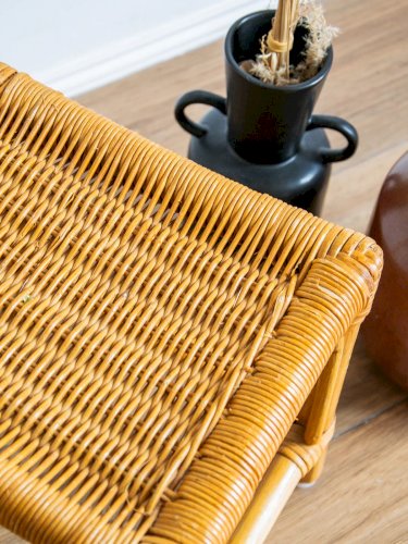 Regis, le mini tabouret en osier N°329