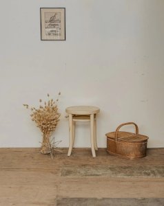 Regis, the beige metal stool No. 748