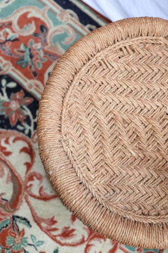 Regis, le tabouret en bambou et corde N°766