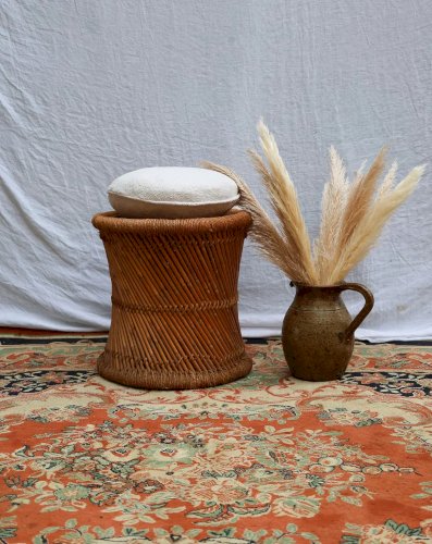 Regis, le tabouret en bambou et corde N°766