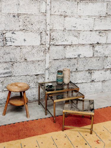 Regis, le tabouret en bois clair N°696