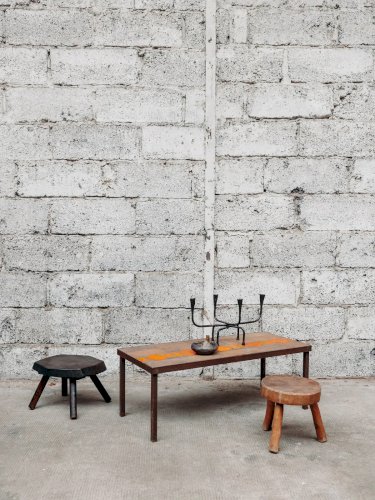 Regis, le tabouret en bois clair N°697