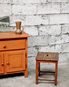 Regis, the dark wood stool No. 488