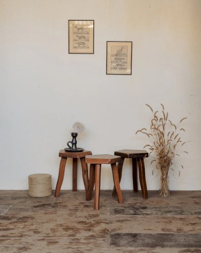 Regis, le tabouret en bois N°830