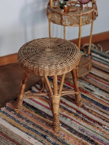 Regis, le tabouret en osier N°335