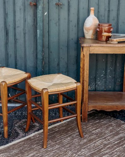 Regis, le tabouret en osier N°433