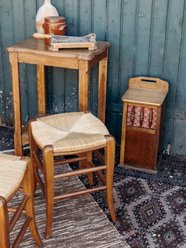 Regis, le tabouret en osier N°433