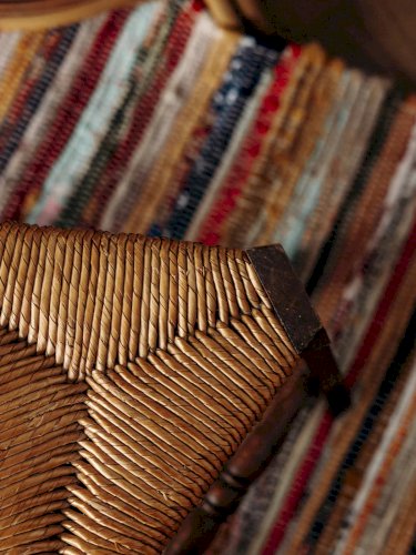 Regis, le tabouret en paille N°334