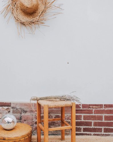 Regis, le tabouret en paille N°544