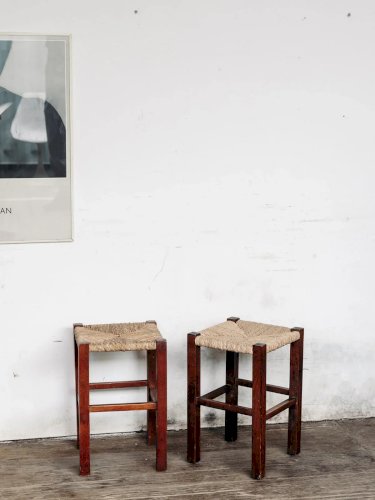 Regis, le tabouret en paille N°60