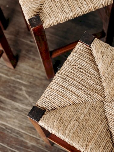 Regis, le tabouret en paille N°60