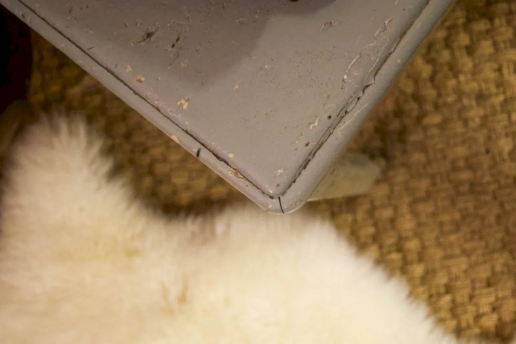 Regis, le tabouret gris en bois N°750