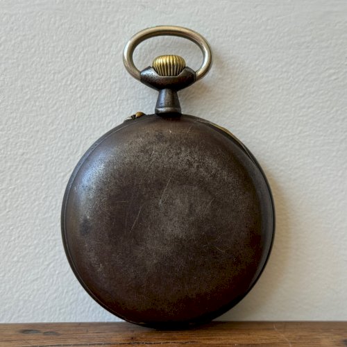 Régulateur astronomique vers 1900 phase de la Lune cadran émail M3534