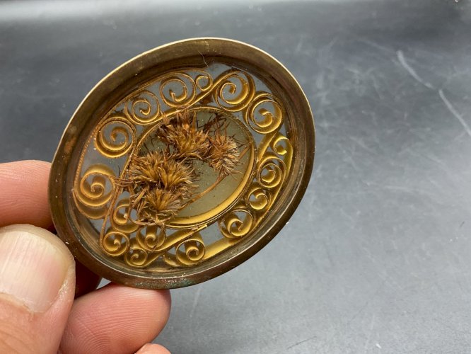 Reliquaire Agnus Dei agneau Vierge Pieta Rome cire .