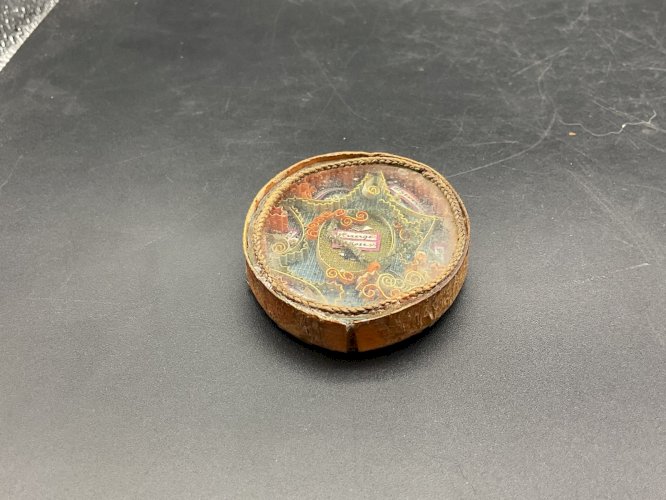 Reliquaire ancien 7 reliques époque victorienne Napoléon III France