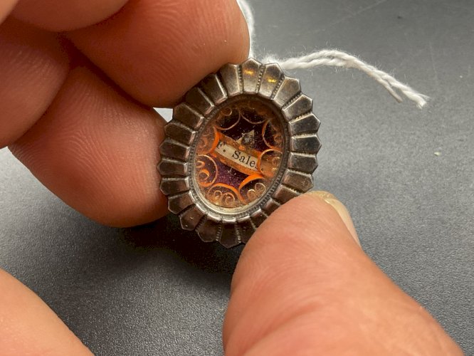 Reliquaire EN ARGENT , reliques  ST François SALES