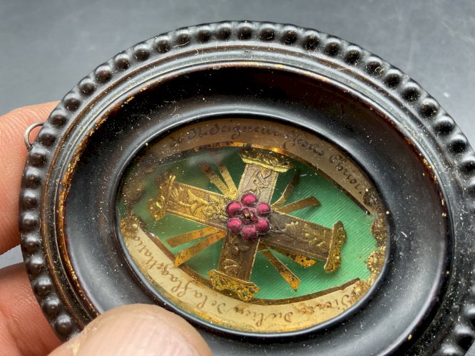 Reliquaire époque victorienne Napoléon III France