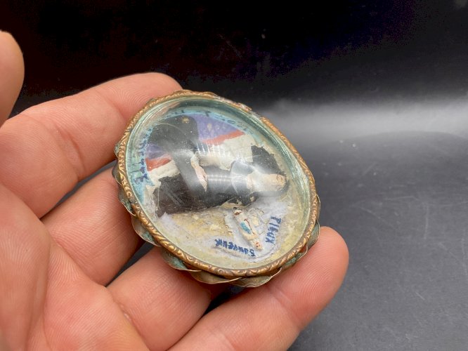 reliquaire mort de Bernadette XIX ème