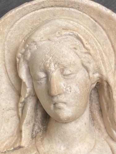 Reliquaire Vierge Marie en écume de mer
