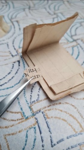 relique 1911 morceau du missel ou ? le cœur de Vincent de Paul