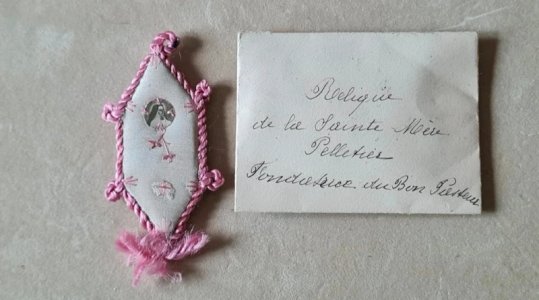 Relic of Saint Mother Pelletier, founder of the Good Shepherd.