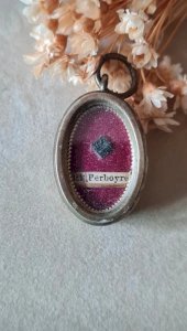 Oval pendant relic of Jean - Gabriel Perboyre (1802-1840)