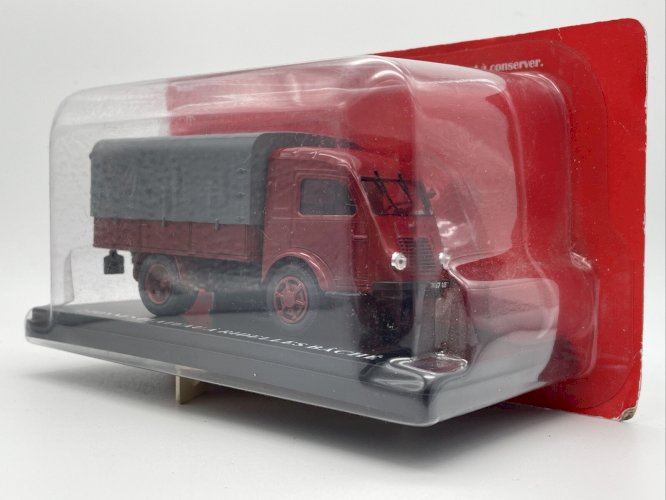  2 Tonnes Plateau A Ridelles Bâché 1/43 Hachette