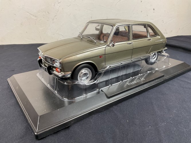 RENAULT 16 1968 GREY METAL NOREV  1/18 R16 MÉTALLIQUE GRIS GRISE
