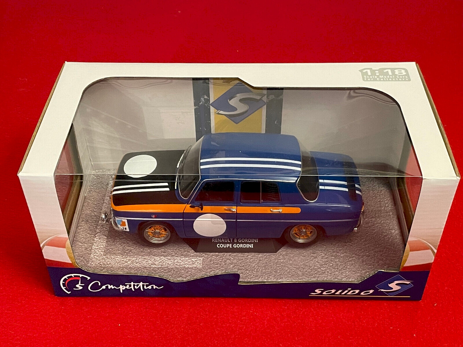 Renault 8 1300 coupé Gordini bleue 1967 Solido 1/18 - Collection