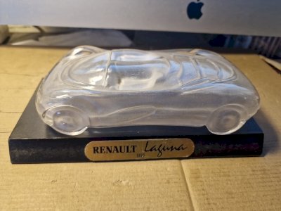 Renault collection Laguna cristal statuette voiture prototype/jpj27