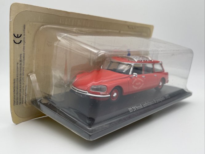 Citroën ID 19 Break Ambulance De Pompiers (1972) 1/43 Atlas