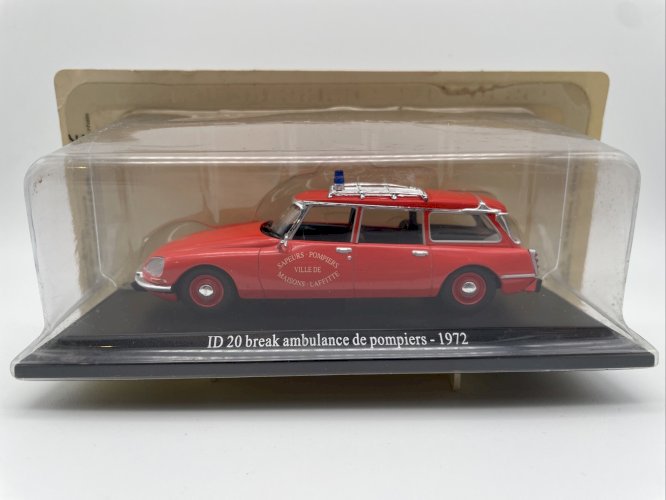  Citroën ID 19 Break Ambulance De Pompiers (1972) 1/43 Atlas