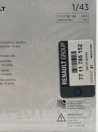 Renault Kangoo 1/43 Norev