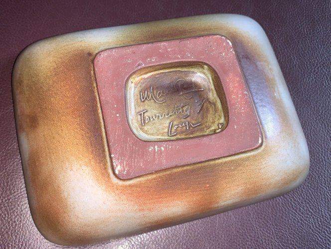 René Maurel céramique Touret sur Loup décor au cheval incisé art rupestre 1950's