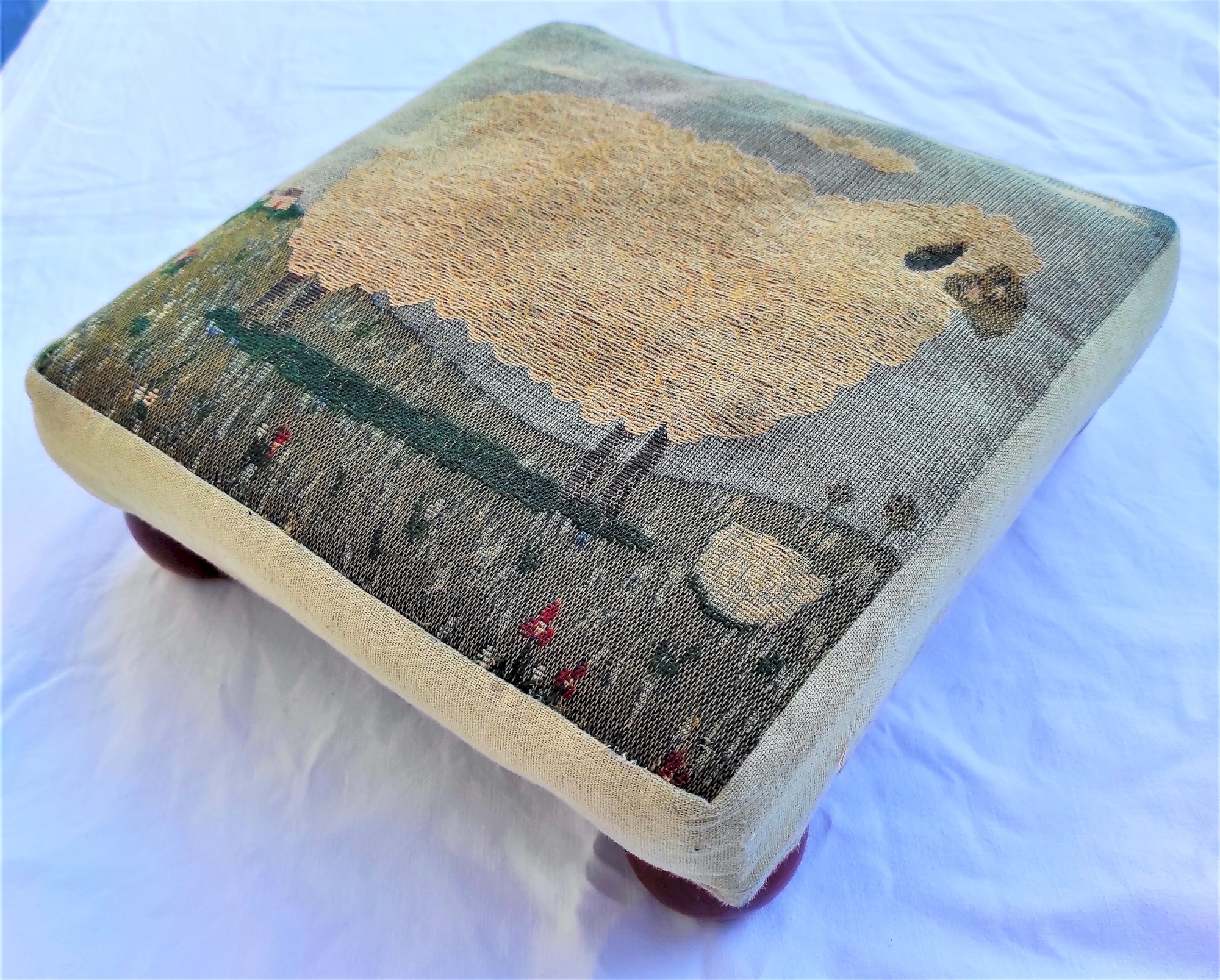 Repose-pied Kilim Tissé à la Main, Turquie en vente sur