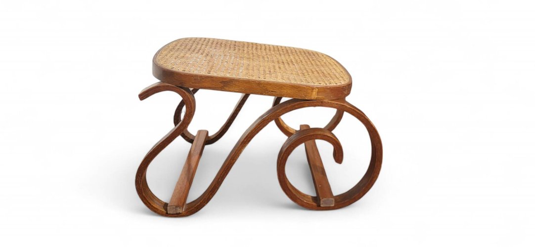 Repose-pieds en bois courbé