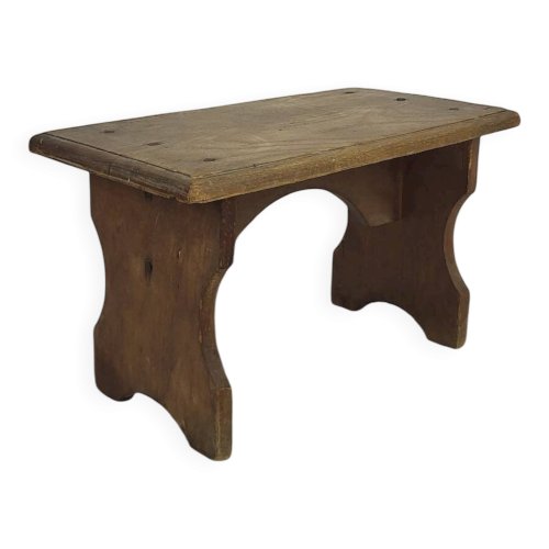 Repose-pieds, tabouret en bois