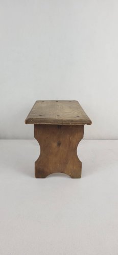Repose-pieds, tabouret en bois