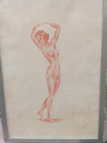 Reproduction dun dessin de Jean Barbault 