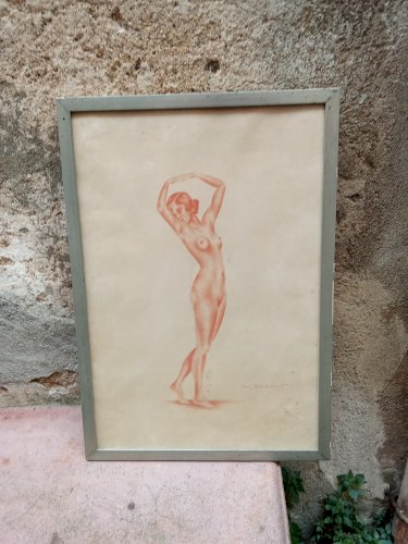 Reproduction dun dessin de Jean Barbault 
