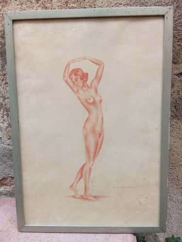 Reproduction dun dessin de Jean Barbault 