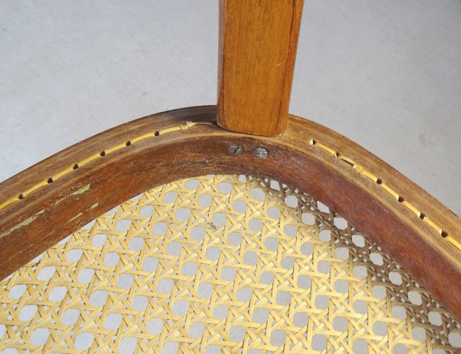 Reproduction vintage - fin du 20 siècle- Thonet N°91- Lattenstuhl -