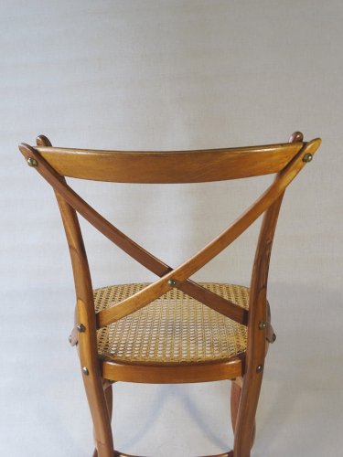 Reproduction vintage - fin du 20 siècle- Thonet N°91- Lattenstuhl -