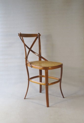 Reproduction vintage - fin du 20 siècle- Thonet N°91- Lattenstuhl -