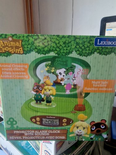 Réveil Projecteur Animal Crossing en 3D avec Sons- neuf en boite