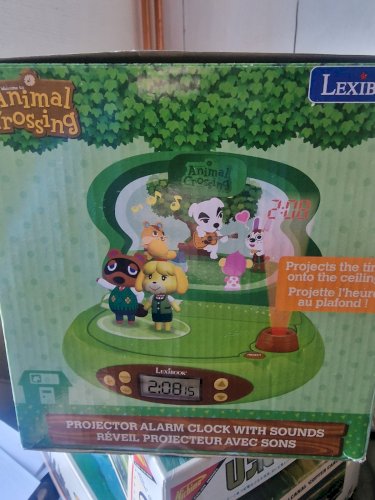 Réveil Projecteur Animal Crossing en 3D avec Sons- neuf en boite