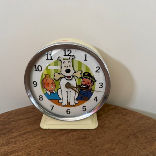 Réveil Tintin Moulou et le Capitaine Haddock par Bayard M3558