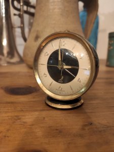 Réveil Vintage JAZ - Modèle "SCINTIC" (1954) - style Mid-Century