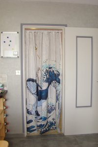 RIDEAU + TRINGLE  de douche